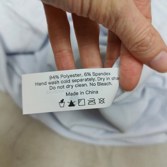 Set Active Swim Terry Tunic Cover Up Womens Large Ice Blue Scoopneck Beach‎ NWT - Picture 6 of 6